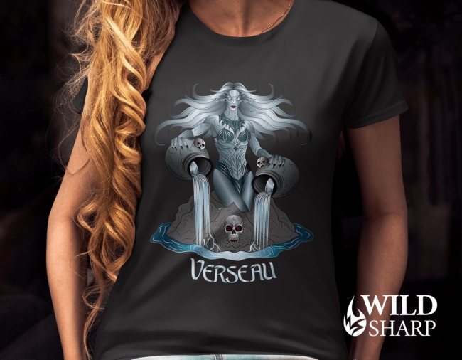 T-shirt femme verseau