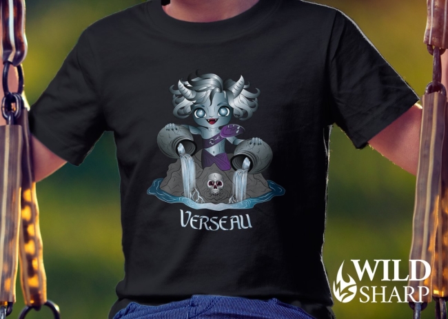 T-shirt enfant verseau