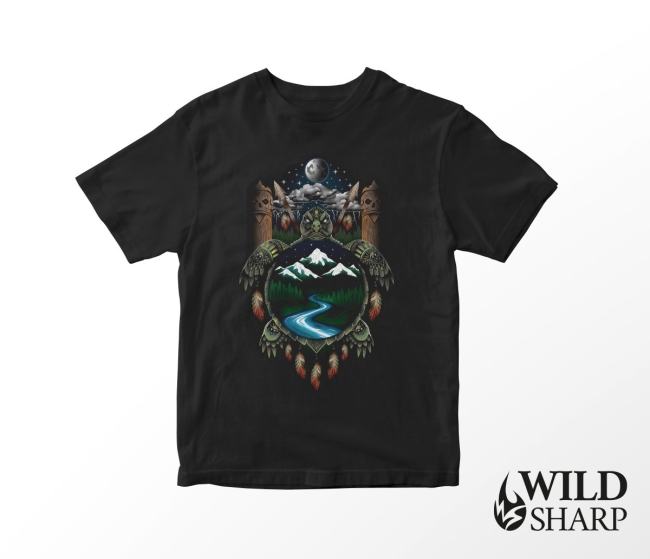 T-shirt homme tortue